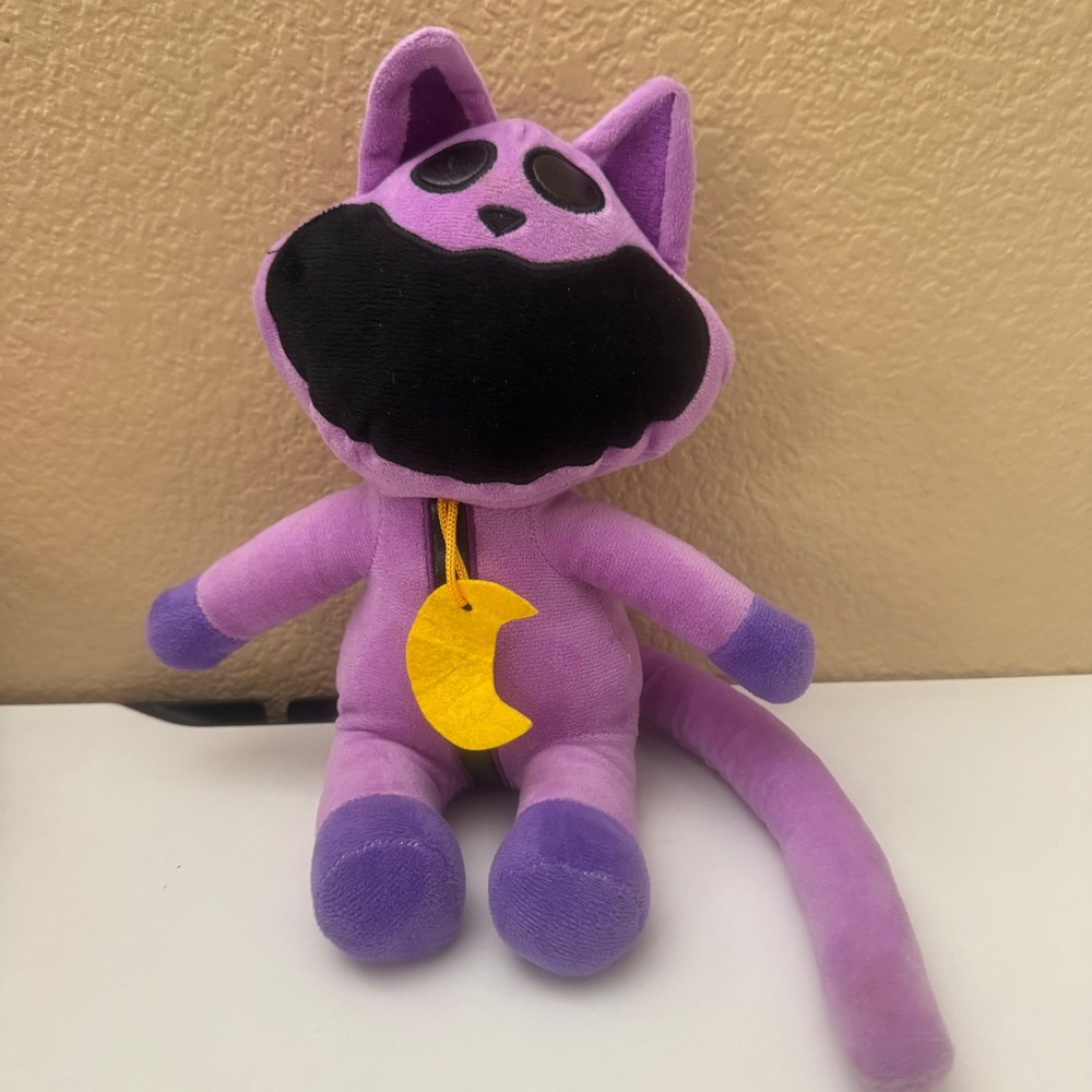 CatNap Plush Poppy Playtime Smiling Critters Purple Cat Moon 9 inch Toy